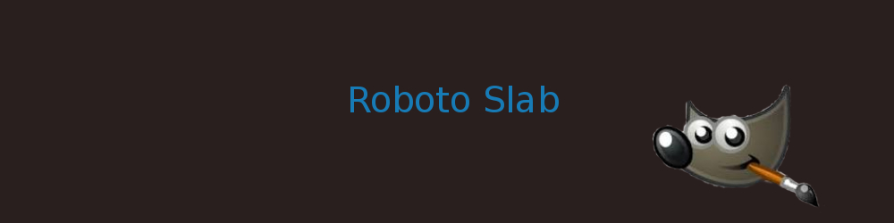 Font Roboto slab