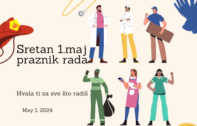 okonografija o pazniku rada s raznim osobama obučenim u radničku odjeću, 5 poznatih osoba koje su rođene na 1. Maj