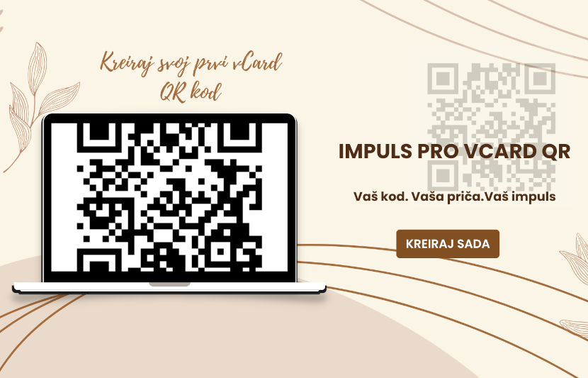 Svrga slike predstaviti vCard QR kod alat